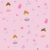 Papel de Parede Baby Bailarinas Encantadas Rosa e Roxo