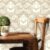 PAPEL DE PAREDE ARABESCO BEGE E MARROM