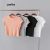 (Item Essencial) Lovito Casual Slim Fit Crew Neck Plain Tshirt Básica para Mulher