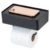Porta Lenços E Papel Higiênico Com Fixação 3m Arthi Black