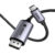 Cabo Usb C p/DisplayPort Ugreen 8K-60Hz Macho 1M Preto
