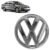 Emblema Grade Jetta 2011 2012 2013 2014 2015 Encaixe Novo Cromado
