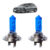 Par de Lâmpadas Automotiva Super Branca H7 8500K 55W HID