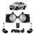 Kit Farol Milha Auxiliar Completo + Par Lâmpada H27 S10 2016 2017 2018 2019