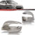 Capa de Retrovisor IX35 2010 2011 2012 2013 2014 2015 Cromada com Furo para Pisca