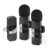 Sistema Microfone Sem Fio Boya By-v2 p/Ios 2.4G Lapela Preto