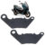 Pastilha Freio Traseira Nmax 160 2016 2017 2018 2019 2020 2021 2022 2023 Kevlar