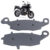 Pastilha de Freio Dianteira KLE Versys 650 2007 2008 2009 2010 Cerâmica Esquerdo