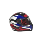 CAPACETE FW3 GTN SUPER VERMELHO AZUL BRANCO N 056