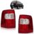 Par Lanterna Traseira Ecosport 2003 2004 2005 2006 2007 Bicolor Lente Estriada Acrilico