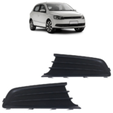 Par Moldura Grade Farol Milha Gol Voyage G6 2012 2013 2014 2015 2016 Sem Furo