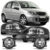 Kit Farol Dianteiro C3 2009 2010 2011 Máscara Negra + Par Farol De Milha Auxiliar