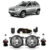 Kit Par Farol De Milha Auxiliar Duster 2011 2012 2013 2014 A 2020 + Par Lâmpada Halógena Completo