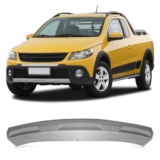 Spoiler Parachoque Dianteira Saveiro Cross G5 2009 2010 2011 2012 2013 Gol Rallye Prata Liso