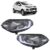 Par Farol Dianteiro Ecosport 2013 2014 2015 2016 Máscara Cromada