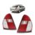 Lanterna Traseira Clio Sedan 2003 2004 2005 2006 2007 2008 2009 2010 Bicolor Lente Acrilico