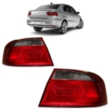 Par Lanterna Traseira Voyage G6 2013 2014 2015 2016 Bicolor Lente Acrilico