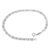 Pulseira Prata 925 Masculina Rommanel Piastrine 21 Cm 850054