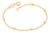 Pulseira Com  Bolinhas Med 18/19 Cm Rommanel 550195