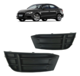 Moldura Grade Milha A3 2017 2018 2019 Sem Furo Preto