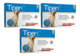 Kit 3 Antipulgas Brouwer Tiper C para Cães – Cães acima de 15 Kg