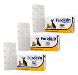 Kit 3 Diurético Vetnil Furolisin Comprimido 10 mg para Cães e Gatos – 10 Comprimidos