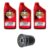 Kit Troca Óleo Havoline 15w40 Fiat 500 1.4 8V Flex 2011/