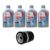 Kit Troca Óleo Shell 10w40 Honda Civic 1.6 16v 1992/2000