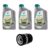 Kit Troca Óleo Original Selenia 5w30 Fiat Palio Strada Doblo Uno 500 Motor Fire 1.0 1.3 1.4 8/16v