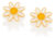 Brinco Infantil Formato Flor Margarida, Com 526711 526711