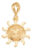 Pingente Formato Sol Com Centro Granitado E 540481 540481