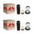 Par Kit Amortecedor Batente Coifa Fox 2004/2021 Polo 2002/2015 Com Coxim Mobensani