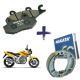 Kit Freio dianteiro + Traseiro CBX 250 twister 2001 a 2008