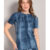 Camiseta de Algodão Feminina Tye Dye Moda Premium Tendência