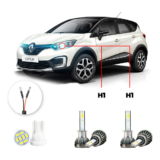 Ultra Led Nano 22000lm Renault Captur 2017-2021 Alto Baixo