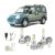 Lâmpadas Ultra Led Fiat Doblo Adventure 20000lm Alto Baixo e Milha + Pingo Led