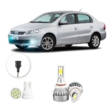 Lampada Farol Milha Led Volkswagen Voyage 09 A 2012 20000lm