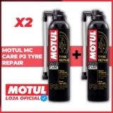 Kit 2 Motul P3 Reparador Pneu Furado Tyre Repair 300ml