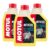 Kit 3l Fluído De Arrefecimento Motocool Expert -37º 1l Motul