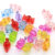 Miçanga Balinha Translúcida 50 Un Colorida Entremeio p/ Pulseira Colar Chaveiro Bijuterias Infantil