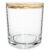 20 Copos Nadir Rocks 265ml com Tampa Madeira para Velas