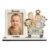 Kit 10 Mini Porta Retrato 10×15 Modelo Safari Mdf Branco Personalizado