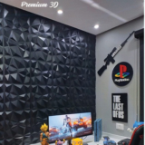 Low Poly 30x30cm | kit 22 peças (2m²) | Anti-impacto | Decoração de parede