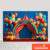 Painel Fundo Fotográfico Circo Cenário Smash The Cake Em Tecido Sublimado para Fotos