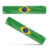 Kit 02 Adesivos 3D Resinados Decalque automotivo bandeira do Brasil