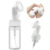 Frasco Pump Espumador Com Escova De Silicone Para Limpeza Facial Skin Care 100ml
