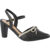 Scarpin Feminino Lumiss Bico Fino Strass Sandália Salto Alto Fino Sapato Confortável Brilho Cristal