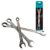 Kit Jogo De Chave Combinada 8 A 13mm 3 Peças Aço Forjado Resistente Aperto Rápido Multiuso