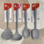Jogo Utensílios de Silicone Para Cozinha Cinza Talher Silicone