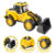 Brinquedo Trator Amarelo Divertido Para Meninos Bs Toys